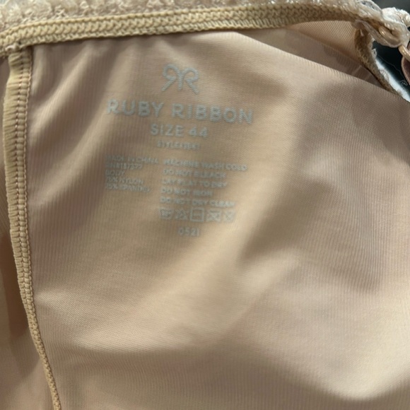 Ruby ribbon size 44C-DDD style 1841 beige - Picture 1 of 3